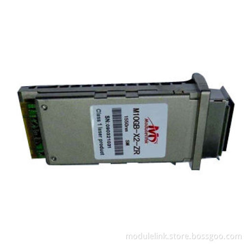 Fiber-optic Transceiver, 10G, X2, ZR, 1550nm, 80km, with DDM